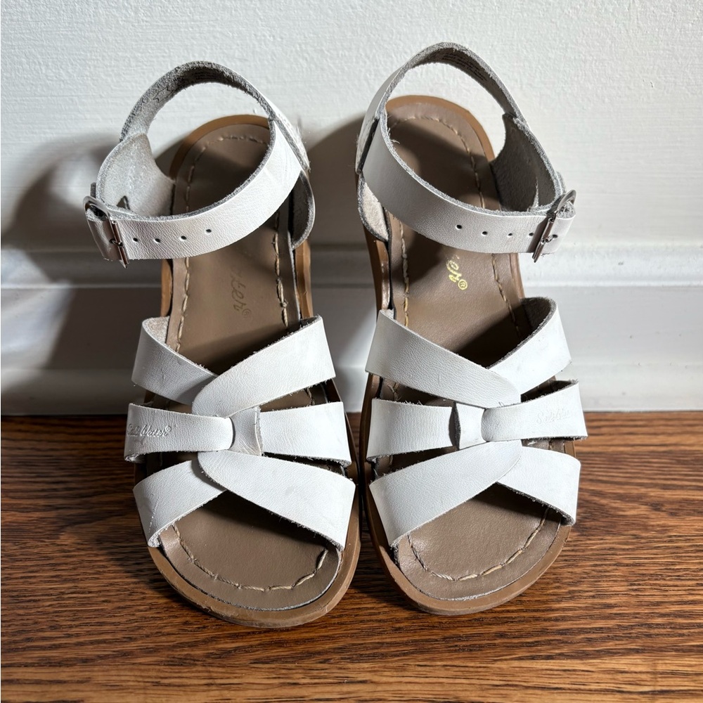 White Saltwater Sandal by Hoy - Size 12